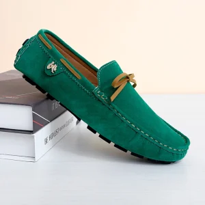 0017 Colorful Couple Shoes Men’s Casual Open Shoes for Men Loafers Moccasins