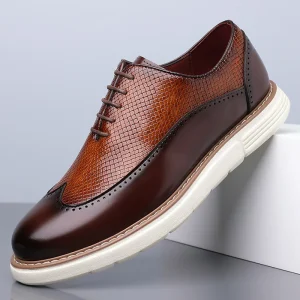 25706 Men’s Dress Shoes British Style Business Trend Large Size Comfortable Party Leather Shoes