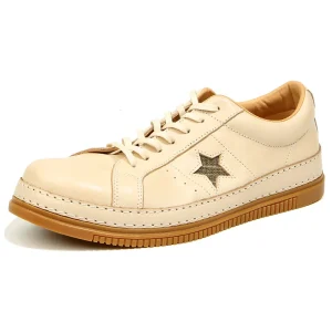 310 3 Leather Welt Slightly Dirty Old White Shoes Fashion Leather Sneakers Men’s Casual Shoes Trendy Men’s Shoes