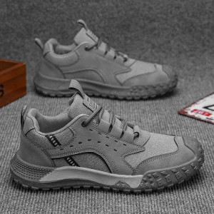 39-44 Men’s Simple Construction Site Work Shoes Fashionable and Versatile Non Slip Wear Resistant Lightweight Sneakers