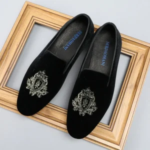 666 9 High Quality Men’s Loafers slip on Suede Oxfords Dress Shoes