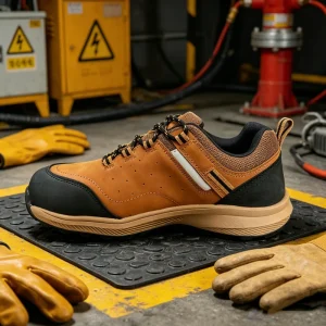 6KV Insulated Safety Shoes for Men CE Certified Anti Smash Anti Slip Wear resistant Work Shoes for Electricians