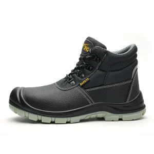 712 4 Factory High Cut S3 SR Safety Shoes with Anti static PU Outsole Anti Impact Puncture Protection Steel Toe Safety Shoes
