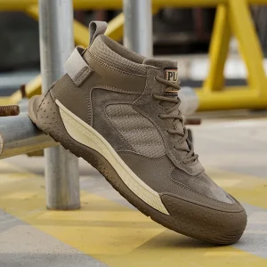 8831 Factory Price Wear resistant slip Resistant Suede Leather Safety Shoes for Work Anti puncture Construction Work Boot