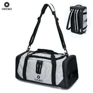9005 Men’s Sport Backpack Large Gym Duffle Bag for Football Golf Sneakers Camping Travels Sublimation Spend Night Style