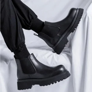 9908 Fashion New Men’s Chelsea Boots Big Size Men Classy Ankle Boots
