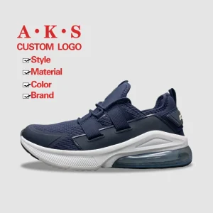 A.K.S. Factory Price Men’s Casual Slip-On Sneakers Trendy Fitness Running Sports Walking Shoes with Rubber Insole