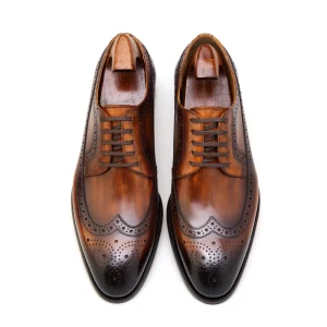 AL K63 High Class New Fashion Latest Formal Men’s Genuine Leather Derby Shoes