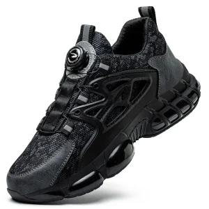 AMAWEI Men Safety Shoes Safety Sneakers Indestructible Steel Toe Shoes 678