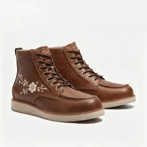 Accept OEM ODM Custom Men’s Quality Boots Men’s Shoes Leather High Top Men’s Boots Motorcycle Work Boots