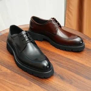 Accept OEM Service Add LOGO 4 Season Hand Made Genuine Leather Casual Business Career Dress Shoes Men Loafers