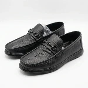 Adult Lightweight Leather Shoes Black Business Casual Shoes Men’s Leather Formal Wear and Oxford Shoes