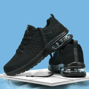 Air Cushion Men’s Sneakers Daily Wear Casual Walking Shoes Lightweight Breathable Running Shoes