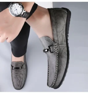 All-Season Fashionable Retro Plus-Size Men’s Loafers