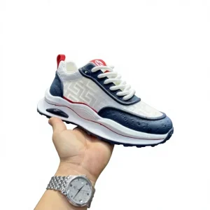 All match Casual Men’s Sports Shoes New Summer Fashion Brand PU Mesh Upper Lightweight Breathable Tie Closure Color