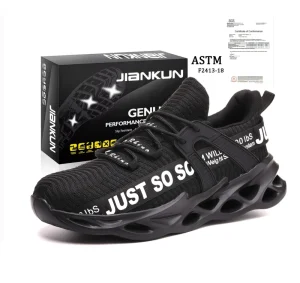 Anti-Impact/Puncture Safety Shoes Light Weight Anti-Slip Breathable Mesh Work Shoes for Men Women ODM/OEM Bright Colors