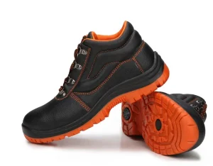 Anti slip Oil Resistant Pu Sole Suede Leather Steel Toe Prevent Puncture Lightweight Safety Shoes Men Work