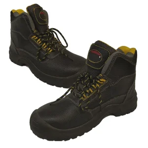 Anti smash and Anti stabbing Labor Insurance Men’s Shoes Steel Toe Leather Men’s Work Shoes Safety Shoes