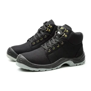 Anti static Labor protection Shoes for Men High top Work Shoes Wear resistant Safe Protective and Breathable Work Shoes
