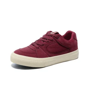Autumn Fashion Trend Men’s Casual Sports Sneakers Korean Style Canvas Shoes Lace Up Solid Color PU Versatile
