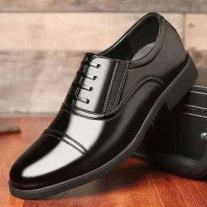 Autumn Lace Anti slip Breathable Business Wedding Party Lightweight Walking PU Evening Men Formal Dress Shoes