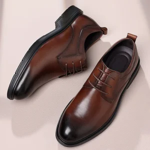 Autumn Men’s Business Dress Casual Breathable Derby Shoes