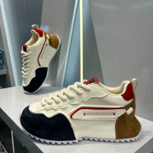 Autumn New Fashion Color-Block Soft Sole Casual Shoes Stylish Versatile Lightweight Unique Cool Men’s Sneakers