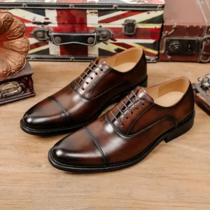 Autumn Top Layer Cowhide Men’s Business Shoes Men’s Formal Men’s Shoes