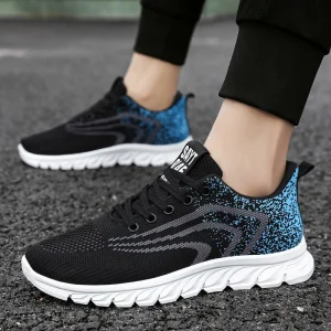 B-YS01 Men’s Flying Mesh Surface Refreshing Breathable Leisure Walking Shoes Running Light Outdoor Shoes