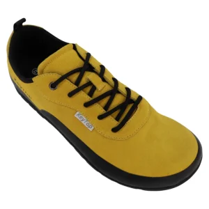 Barefoot Shoes Men’s Suede Leather Wide Toe Box Zero Drop Toe Splay Minimalist Daily Walking Sneakers