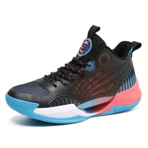 Basketball Shoes Luminous Fabric Breathable Mesh Low Cut Lace Boots Outdoor Sports Basketball Shoes