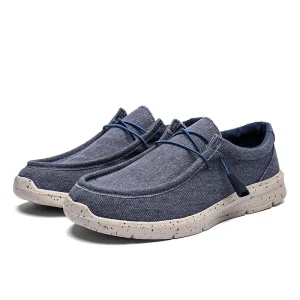 Breathable Canvas Men’s Walking Shoes Denim Sneakers Summer Winter Large Size Casual High Quality Comfort Anti Slip