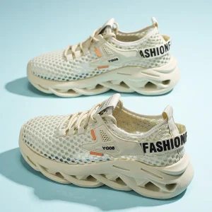Breathable Hollow Sneakers Men’s Vacation Beach Shoes