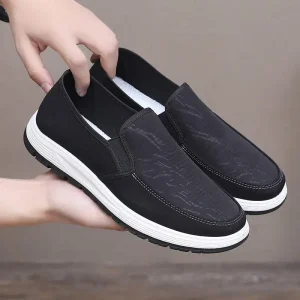Breathable Lightweight Soft Summer Autumn Men’s Casual Walking Style Slip on Flat Driving Loafers Shoes Anti-Slippery