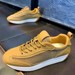 Breathable Mesh Men’s Casual Sports Shoes All Season Versatile Design