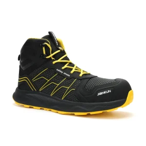 Breathable Mesh+TPU Printing+Microfiber Leather Boots for Men Protective Composite Toe Safety Shoes Men Chaussures De Sécurité