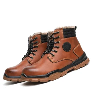 Breathable Safety Men Shoes Work Anti-Smashing Steel Toe Working Boots Construction Industrial Work Sneakers Men Shoes