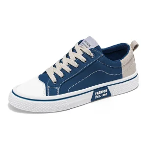 Breathable Summer Canvas Shoes Versatile Running Shoes Men’s Soft Sole Casual Sports Trendy Fashion Lace Up