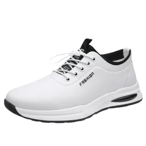 Breathable White Shoes for Men in Spring and Summer Outdoor Casual Soft Sole and Soft Upper air Cushion Sports Shoes