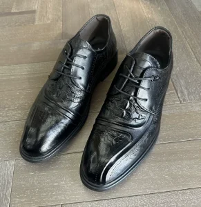 Bride Groom Wedding Dress Shoes Men’s Office Party Shoes Casual Leather Business Footwear for Men