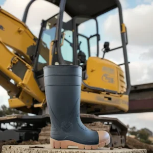 Bulk Order ASTM Certified Men’s Construction Safety Boots Anti Puncture Slip Resistant