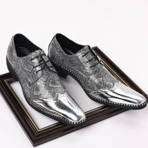Business Casual Shoes for Men Carved Point Formal Derby Shoes Dress Shoes Oxfords