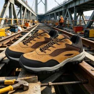 CE Standard Protective Work Shoes for Men Comfort Structure Stable Grip Sole Reliable Daily Labor Protection Gear