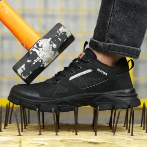 Can Accept Custom Safety Shoes Steel Toe Industrial Men’s Safety Shoes
