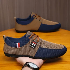 Canvas Anti Slippery Fashion Trend Casual Walking Shoes for Men