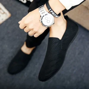 Canvas Footwear Manufacturer Slip On Casual Canvas Shoes for Men