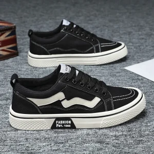 Canvas Shoes Fashion Breathable Versatile Trendy Men Canvas Shoes for Casual Wear