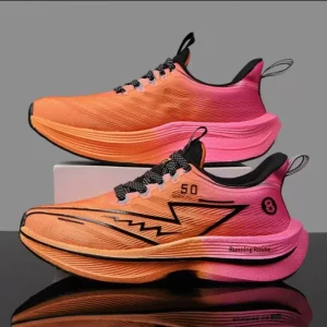 Carbon Plate Racing Shoes PB Training Sneakers Breathable Mesh Couples Footwear