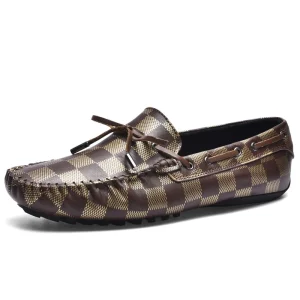 Casual Comfot Cow Leather Sapato Social Masculino Formal Loafers Men’s Dress Shoes for Peas