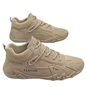 Casual Lightweight Lace-up Cushioning Walking Shoes for Spring Autumn
